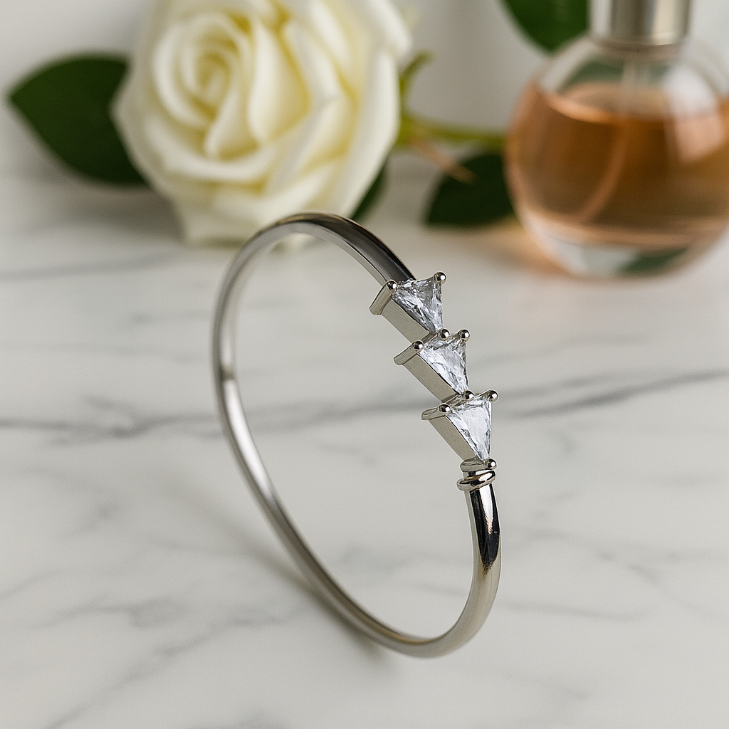 Trinity Spark Silver Bracelet