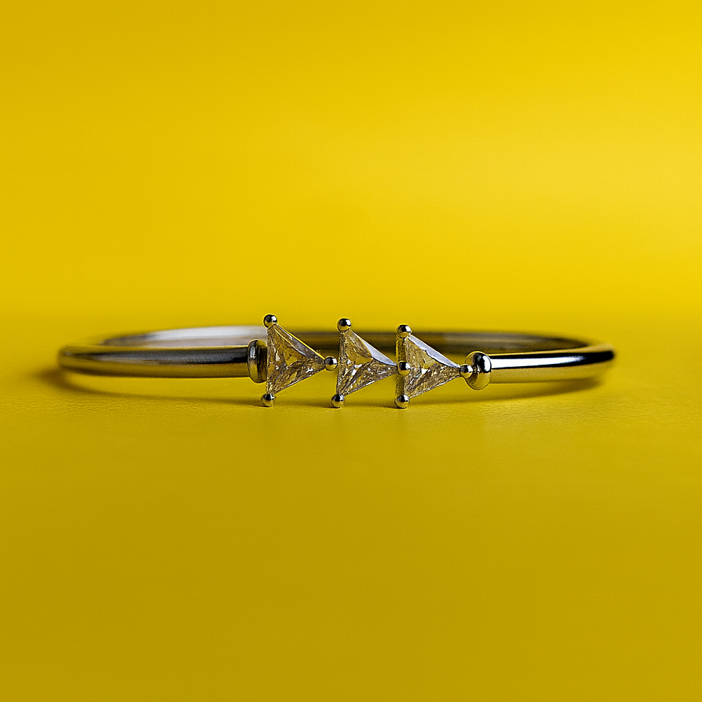 Trinity Spark Silver Bracelet