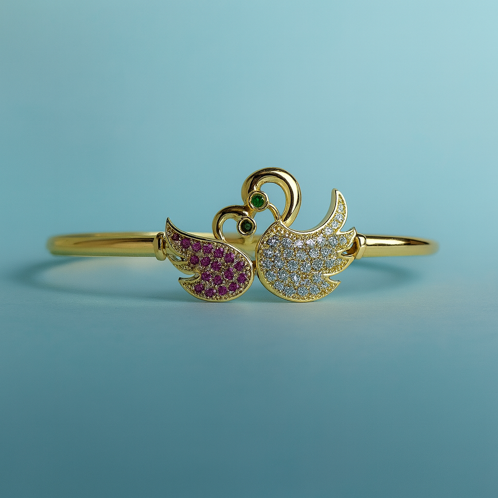 Golden Love Swan Bracelet