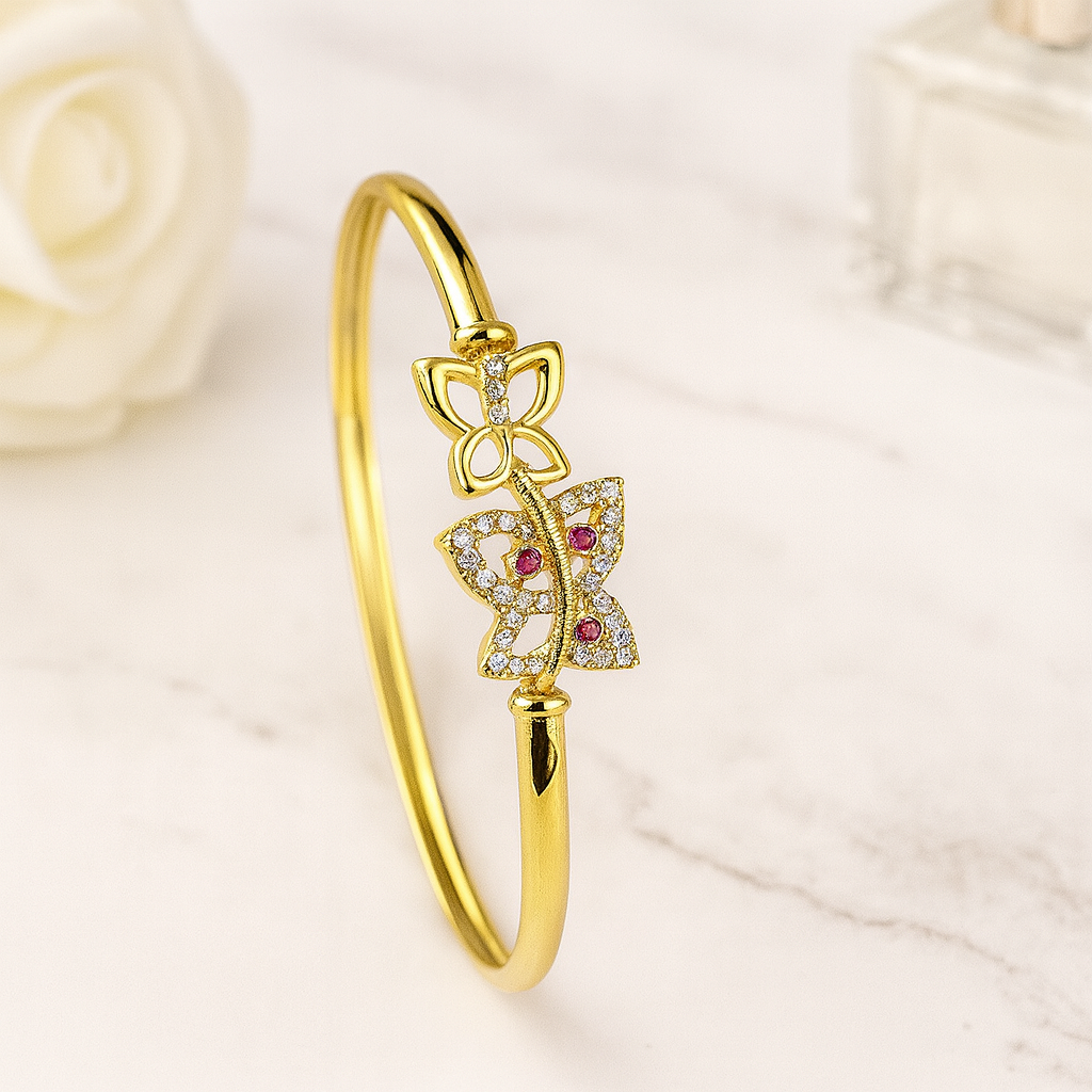 Lustrous Wing Butterfly Bracelet