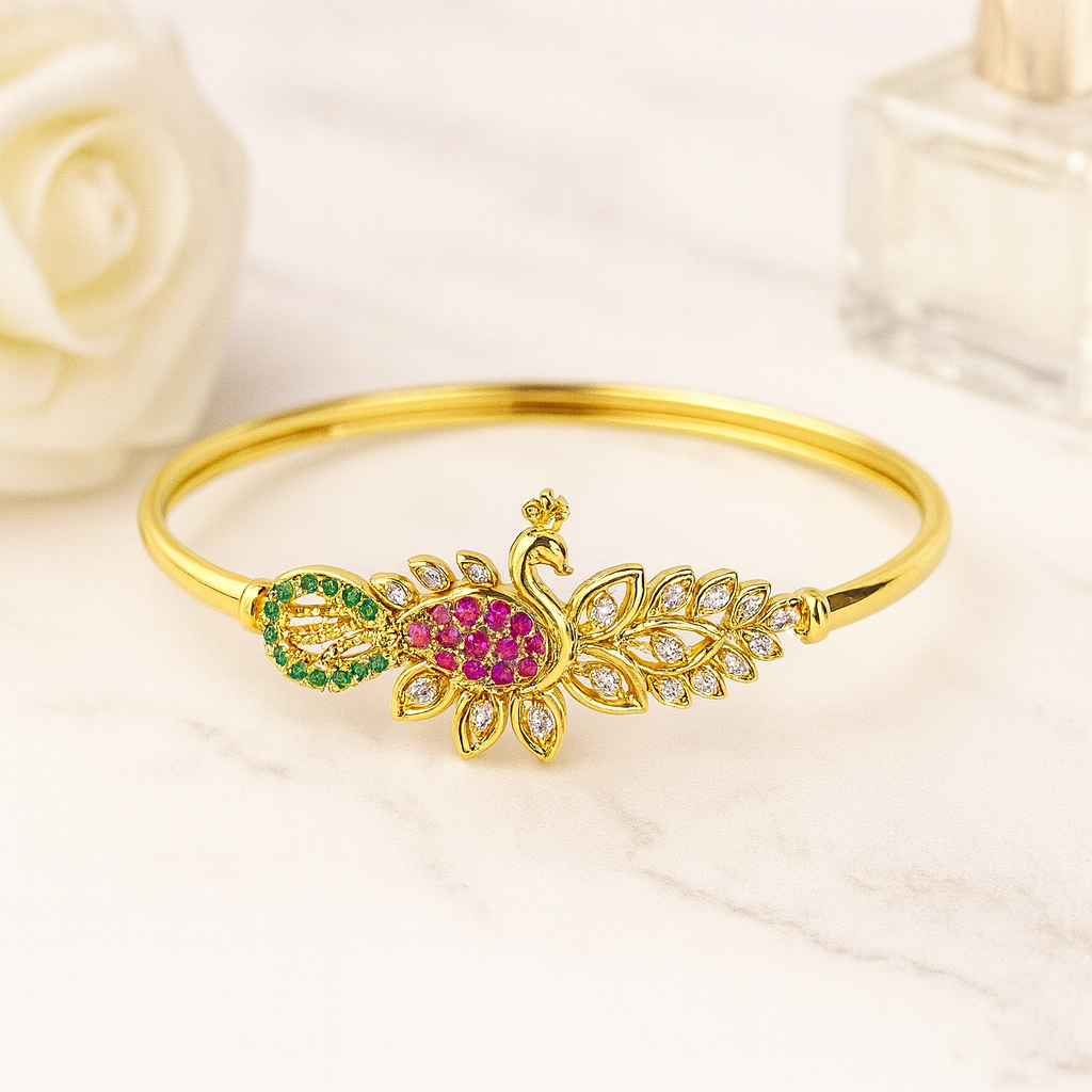 Majestic Peacock Green Glow