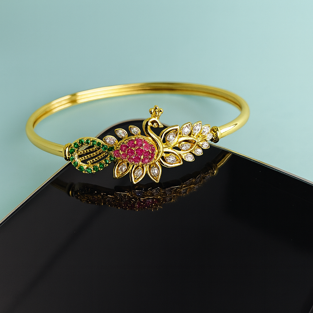 Majestic Peacock Green Glow