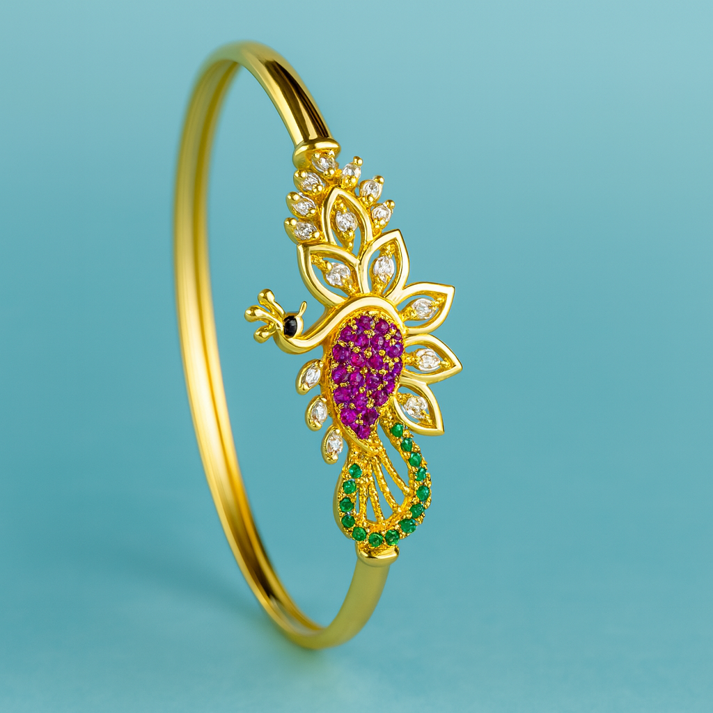 Majestic Peacock Green Glow