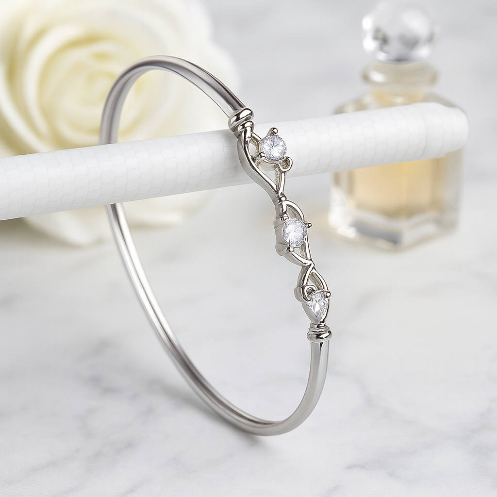 Celeste Spark Silver Bracelet