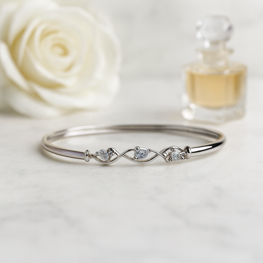 Celeste Spark Silver Bracelet