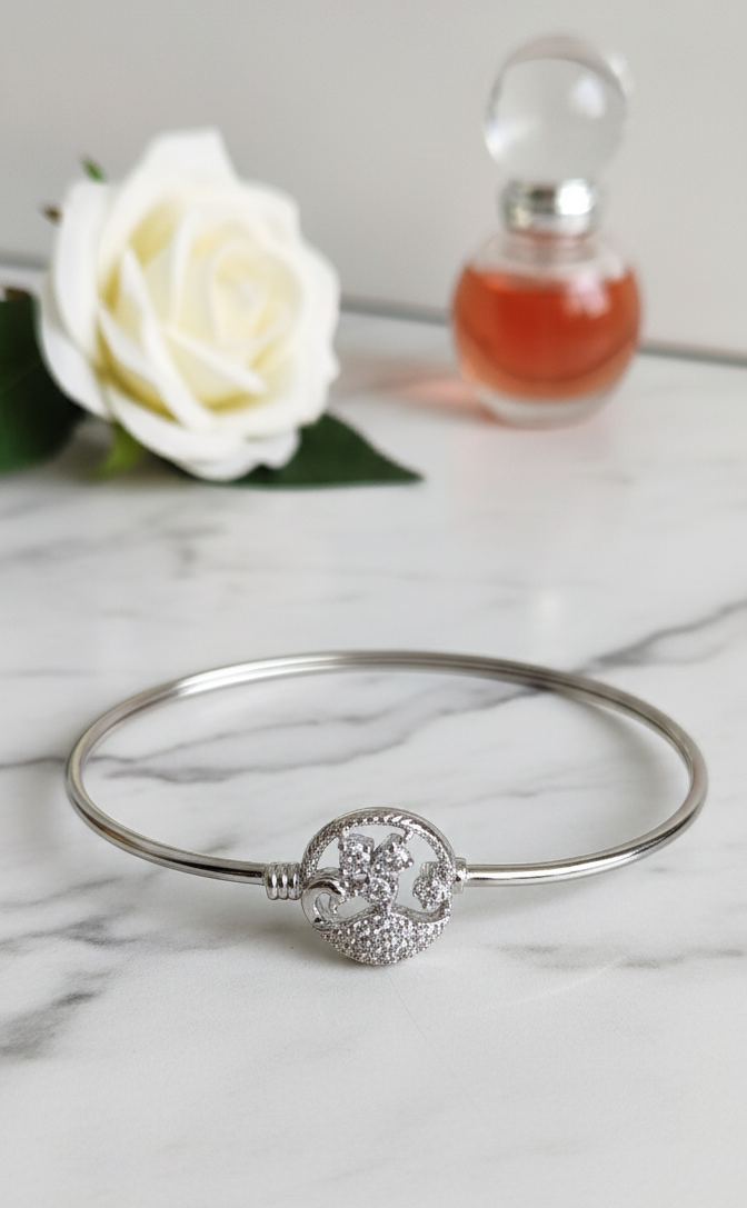 Luna Grace Silver Charm Bracelet