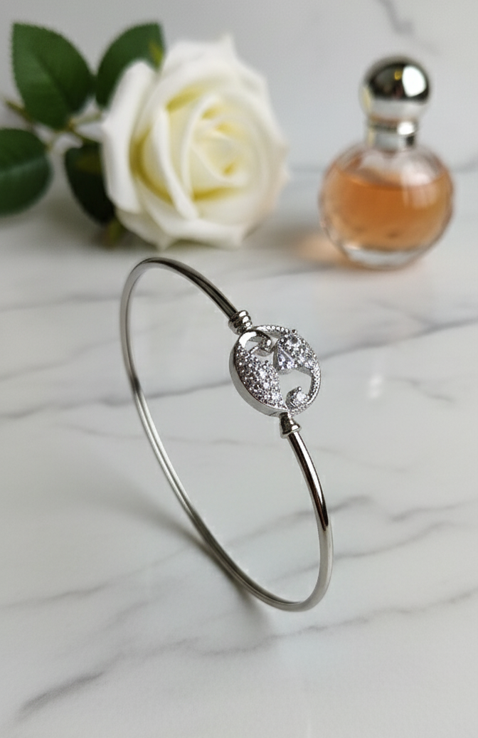 Luna Grace Silver Charm Bracelet