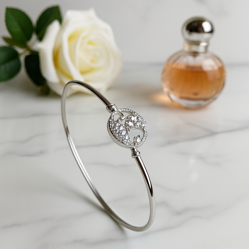 Luna Grace Silver Charm Bracelet