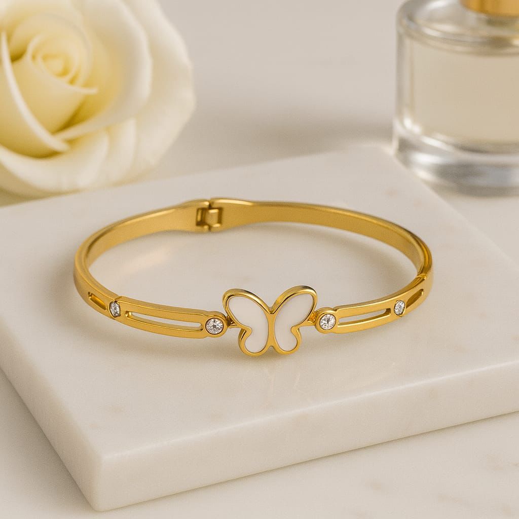 Golden Butterfly Elegance Bracelet